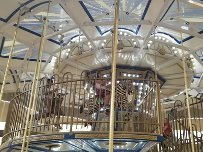 Spacious interior of Pecanland Mall with storefronts lining the walkways, featuring typical mall architecture and...