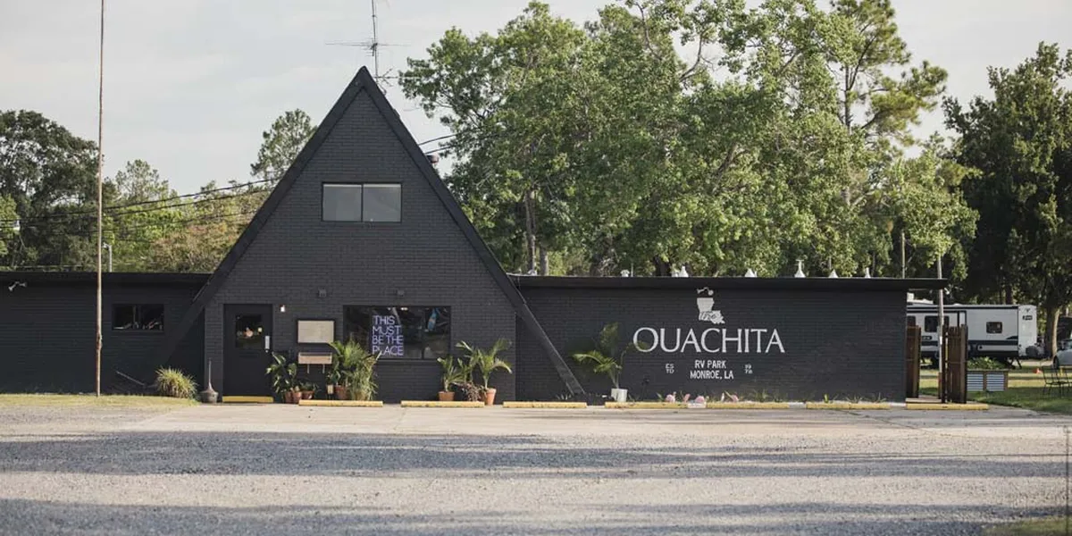 Spacious RV sites with level pads at Ouachita RV Park, featuring clean facilities and recreational areas tucked away from...